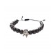 Bratara cu pietre naturale, Onix, Silver Crown, A4B138-1