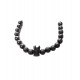 Bratara cu pietre naturale, Onix, Black Crown, A4B139