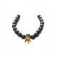 Bratara cu pietre naturale, Onix, Gold Crown, A4B141-1