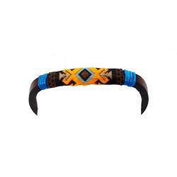 Bratara din piele ecologica, Multicolor, A4B159
