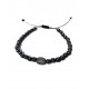Bratara cu pietre naturale, Onix, Black Charm cu Zirconiu, A4B167