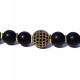 Bratara cu pietre naturale, Onix, Gold Charm, A4B174