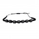 Bratara cu snur ajustabil, Black, A4B118