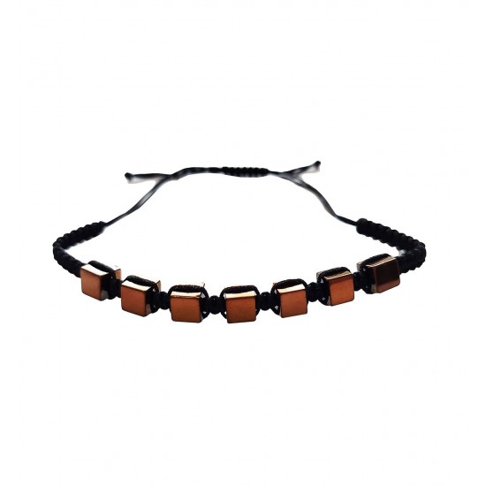 Bratara cu snur ajustabil, Brown, A4B117