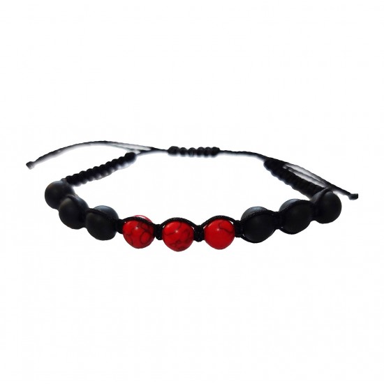 Bratara cu snur ajustabil, Red, A4B121