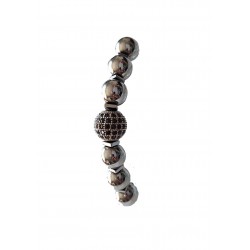 Bratara cu snur ajustabil, Silver Charm, A4B120
