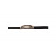 Bratara din piele ecologica, Diamond, Inox, A4B70