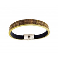 Bratara din piele ecologica, Verde, A4B63