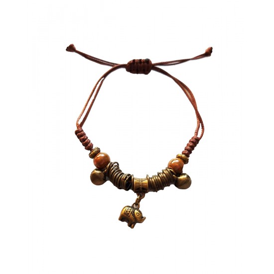 Bratara talisman, Elefant cu trompa in sus, A4B111