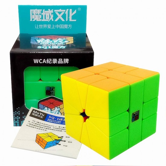 Cub Magic 3x3x3 Moyu MoFang Meilong SQ1, Stickerless, 252CUB-1