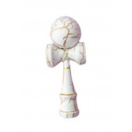Kendama profesionala alb/auriu, 7KD