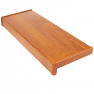 Glaf PVC interior pentru ferestre Stejar 100 x 15 cm 
