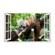 Sticker decorativ, Fereastra 3D, Animale, 85 cm, 307STK