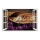 Sticker decorativ, Fereastra 3D, Flori, 85 cm, 304STK Sticker decorativ, Fereastra 3D, Flori, 85 cm, 304STK