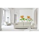 Sticker decorativ, Flore portocalie, 150 cm, 396STK-1