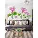 Sticker decorativ, Flore roz pal, 150 cm, 396STK-3 Sticker decorativ, Flore roz pal, 150 cm, 396STK-3