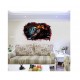 Sticker decorativ, Gaura in perete 3D, Tigru, 85 cm, 393STK