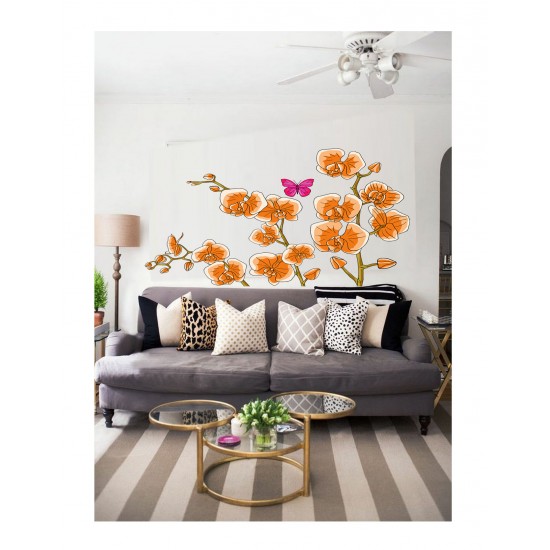 Sticker decorativ, Orhideie, 150 cm, 399STK-2