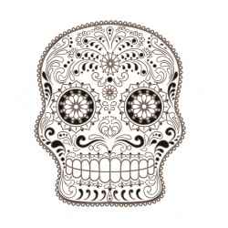 Sticker decorativ, Skull, 78 cm, 216STK-11