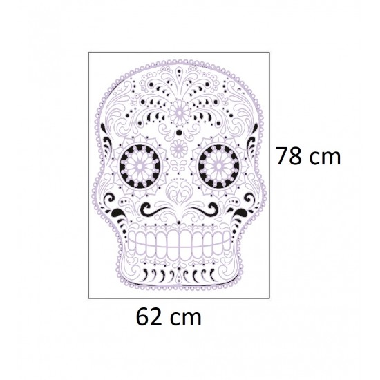 Sticker decorativ, Skull, 78 cm, 216STK-12