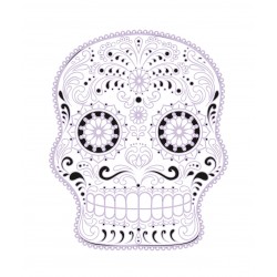 Sticker decorativ, Skull, 78 cm, 216STK-12