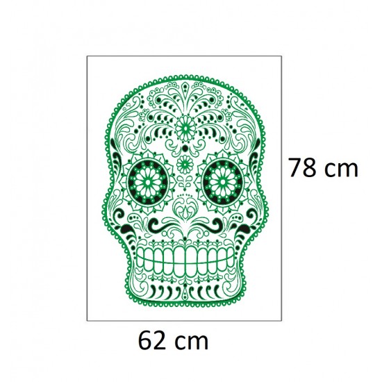 Sticker decorativ, Skull, 78 cm, 216STK-3