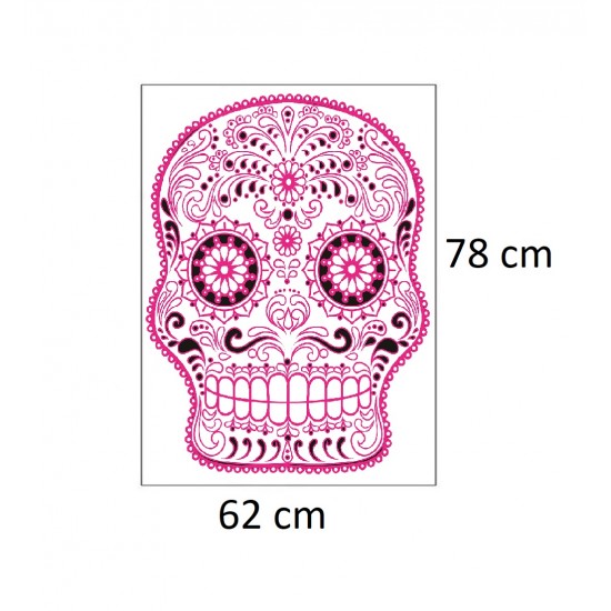 Sticker decorativ, Skull, 78 cm, 216STK-6