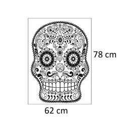 Sticker decorativ, Skull, 78 cm, 216STK-7