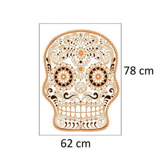 Sticker decorativ, Skull, 78 cm, 216STK-9