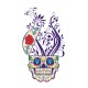 Sticker decorativ, Skull, 90 cm, 219STK-1 Sticker decorativ, Skull, 90 cm, 219STK-1