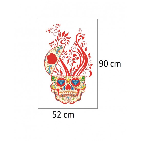 Sticker decorativ, Skull, 90 cm, 219STK-4