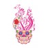Sticker decorativ, Skull, 90 cm, 219STK-5