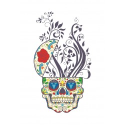 Sticker decorativ, Skull, 90 cm, 219STK-8