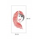 Sticker decorativ, Woman, 80 cm, 215STK