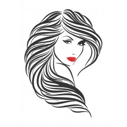 Sticker decorativ, Woman, 80 cm, 215STK-2