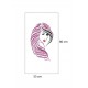 Sticker decorativ, Woman, 80 cm, 215STK-4 Sticker decorativ, Woman, 80 cm, 215STK-4