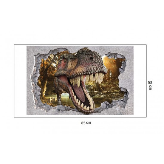 Sticker decorativ cu Dinozauri, 85 cm, 230STK Sticker decorativ cu Dinozauri, 85 cm, 230STK