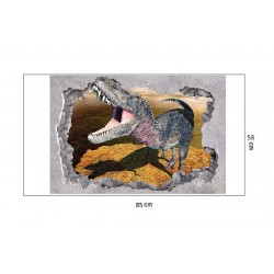 Sticker decorativ cu Dinozauri, 85 cm, 231STK Sticker decorativ cu Dinozauri, 85 cm, 231STK