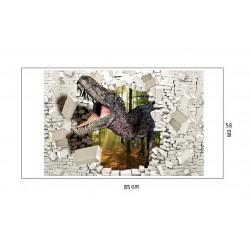 Sticker decorativ cu Dinozauri, 85 cm, 233STK Sticker decorativ cu Dinozauri, 85 cm, 233STK