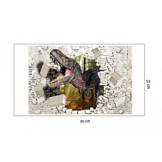 Sticker decorativ cu Dinozauri, 85 cm, 233STK