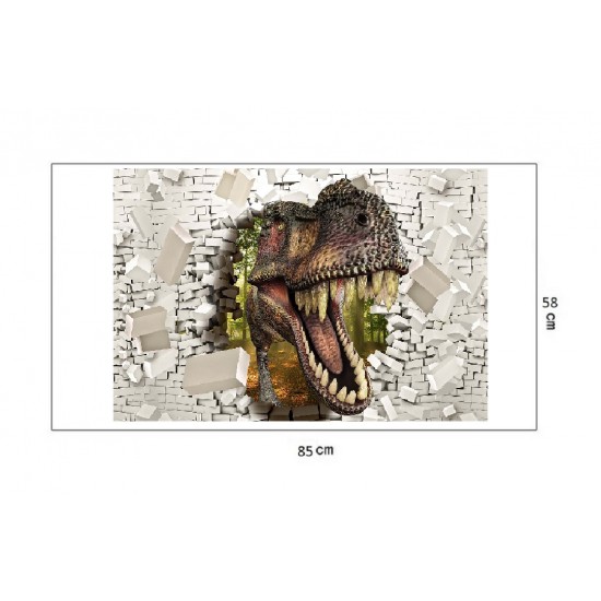Sticker decorativ cu Dinozauri, 85 cm, 234STK