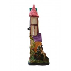 Ceas de masa Casuta, Multicolor, 18 cm, XM108642 Ceas de masa Casuta, Multicolor, 18 cm, XM108642