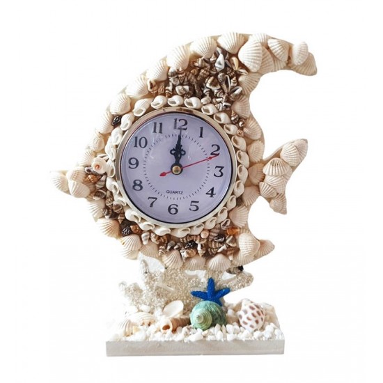 Ceas de masa Peste, Alb, 23 cm, 20178195