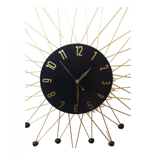 Ceas de perete silentios, Soare, 50 cm,  W5269