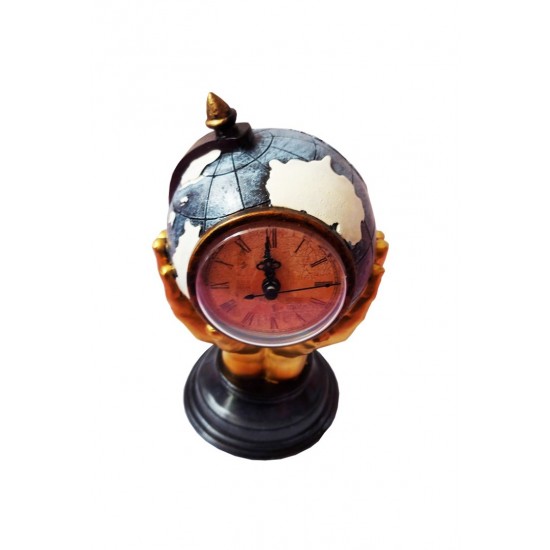 Ceas in forma de glob pamantesc, 21 cm, 6851XD