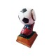 Ceas in forma de minge cu gheata de fotbal, 23 cm, 685XD