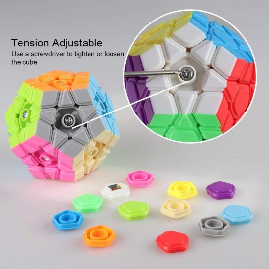 Cub Magic 3x3x3 Moyu Megaminx, MofangJiaoShi Stickerless, 43CUB-1 Cub Magic 3x3x3 Moyu Megaminx, MofangJiaoShi Stickerless, 43CUB-1