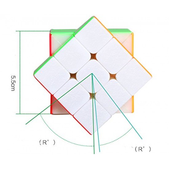 Cub Magic 3x3x3 ShengShou Magnetic Mr. M stickerless, 140CUB-1 Cub Magic 3x3x3 ShengShou Magnetic Mr. M stickerless, 140CUB-1
