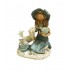 Decoratie fata cu catel, FF3147D