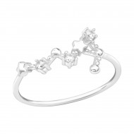 Inel argint, Fecioara cu cristale din Zirconiu White, Marimea 57, A4S39351 Inel argint, Fecioara cu cristale din Zirconiu White, Marimea 57, A4S39351